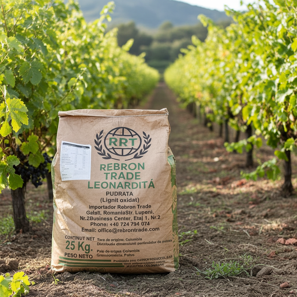 Leonardita 25 kg – Amendament Organic pentru Sol, Bogat în Acizi Humici & Fulvici